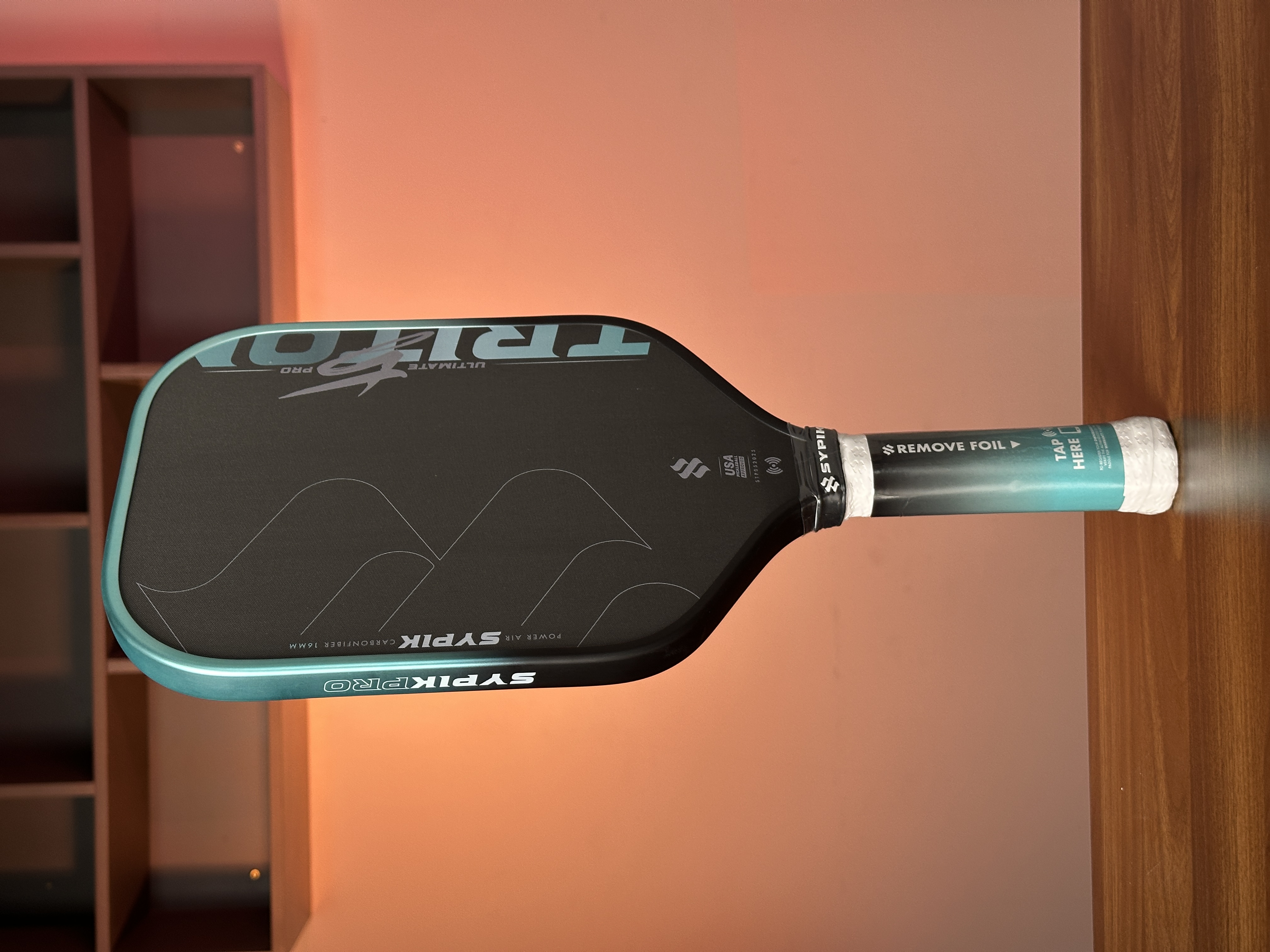 Vợt Pickleball Sypik Triton 5 Chính Hãng – Xanh Ngọc - Đa Màu Sắc – Bền, Ổn Định - Mặt Carbon Siêu Nhám - Giữ Bóng Lâu- Kiểm Soát